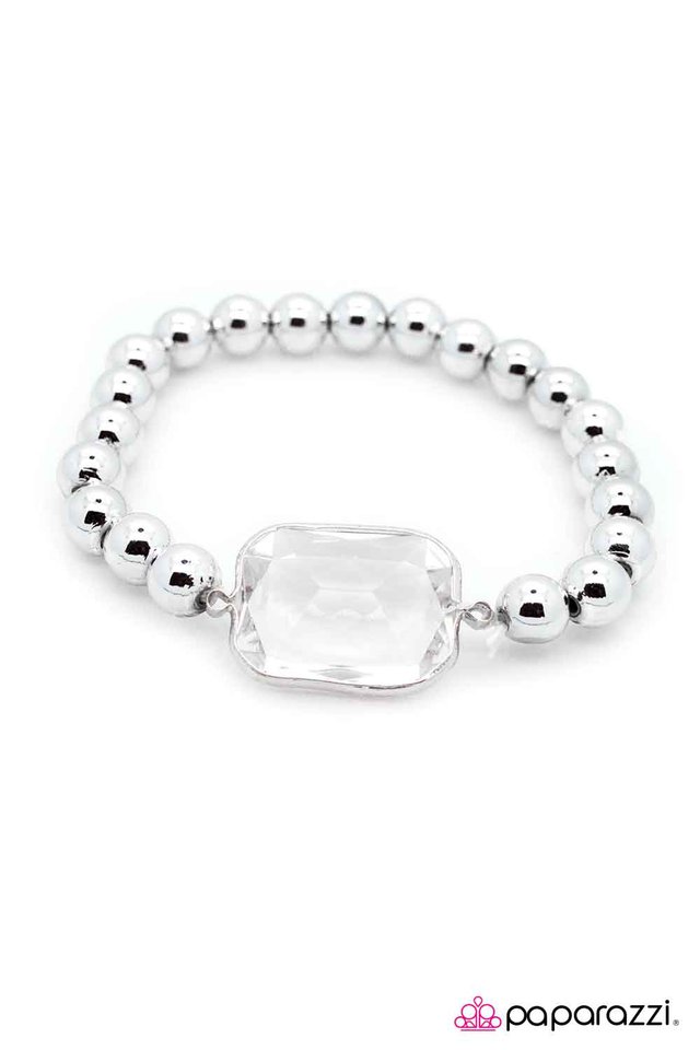 Paparazzi ♥ You Are a Gem - White ♥ Bracelet