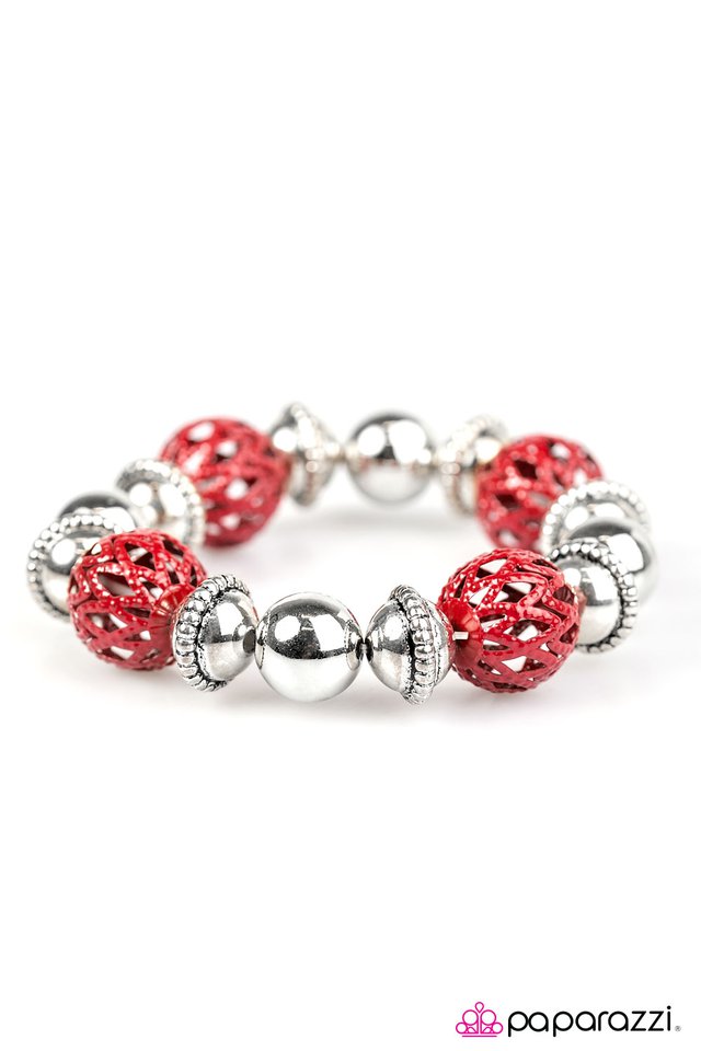 Paparazzi ♥ Summer Sailing - Red ♥ Bracelet