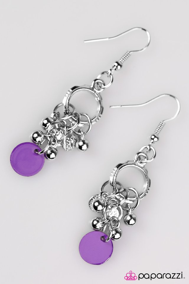 Paparazzi ♥ The Sun Will Rise - Purple ♥ Earrings