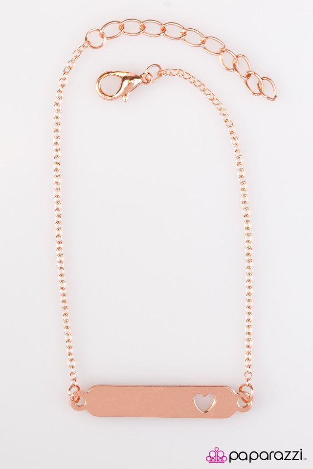 Paparazzi ♥ You Make My Heart Smile - Copper ♥ Bracelet