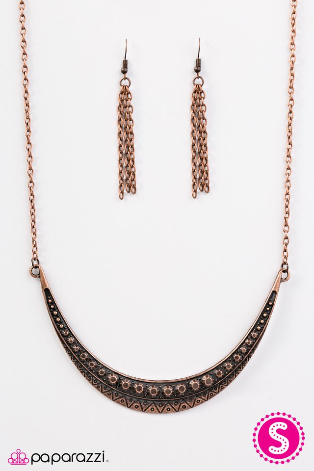 Paparazzi ♥ Anchors Aweigh - Copper ♥ Necklace