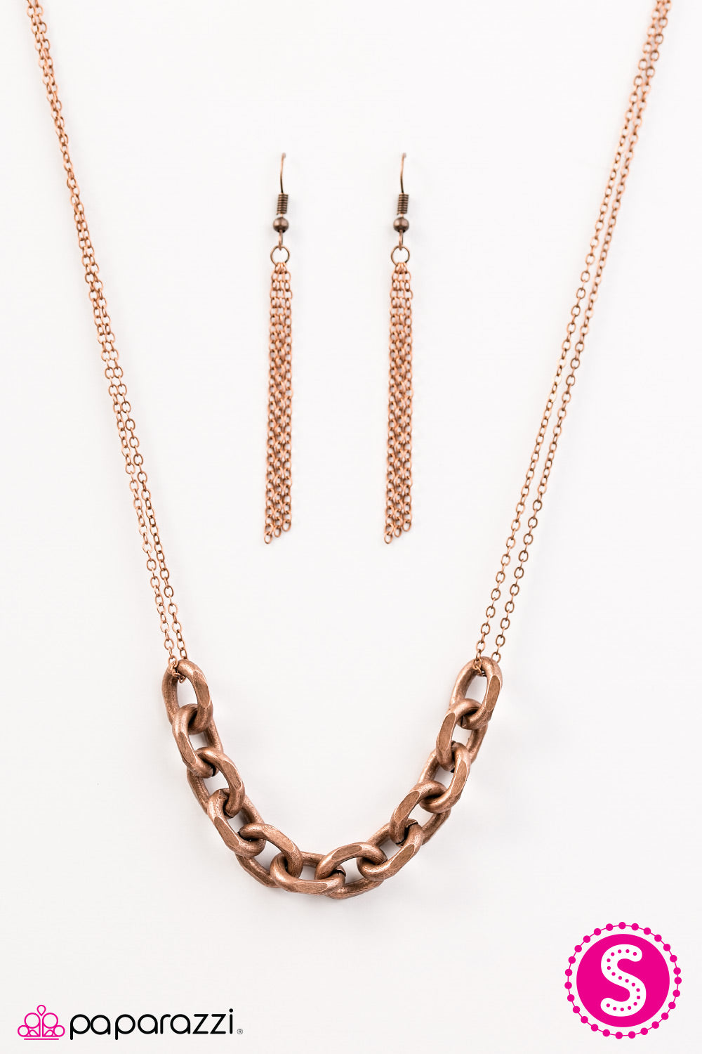 Paparazzi ♥ Lo and Be-BOLD! - Copper ♥ Necklace