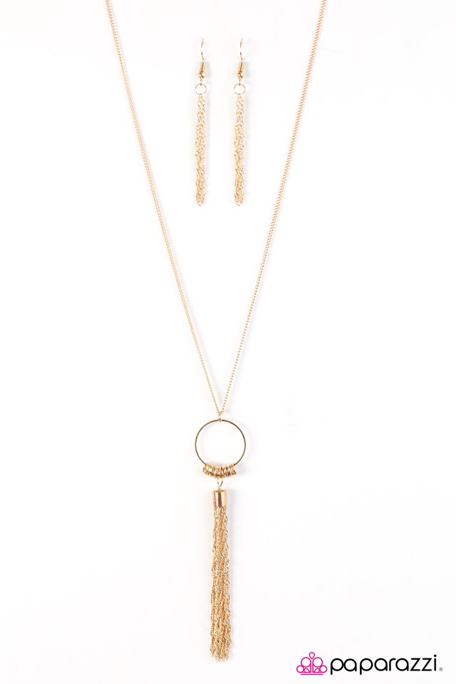 Paparazzi ♥ As I Wander - Gold ♥ Necklace