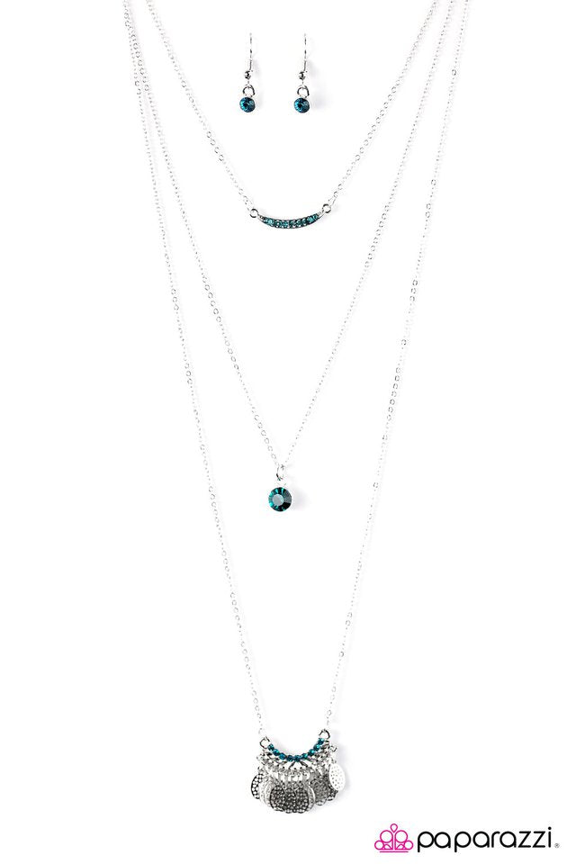 Paparazzi ♥ Adventures Are Forever - Blue ♥ Necklace