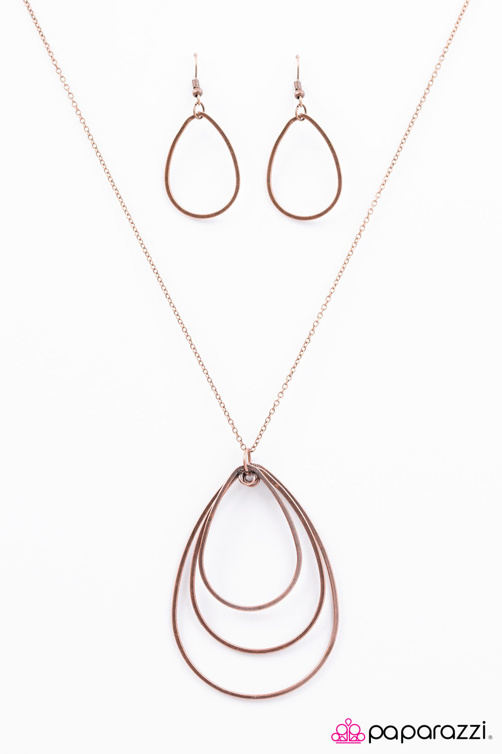 Paparazzi ♥ Summer Storm - Copper ♥ Necklace