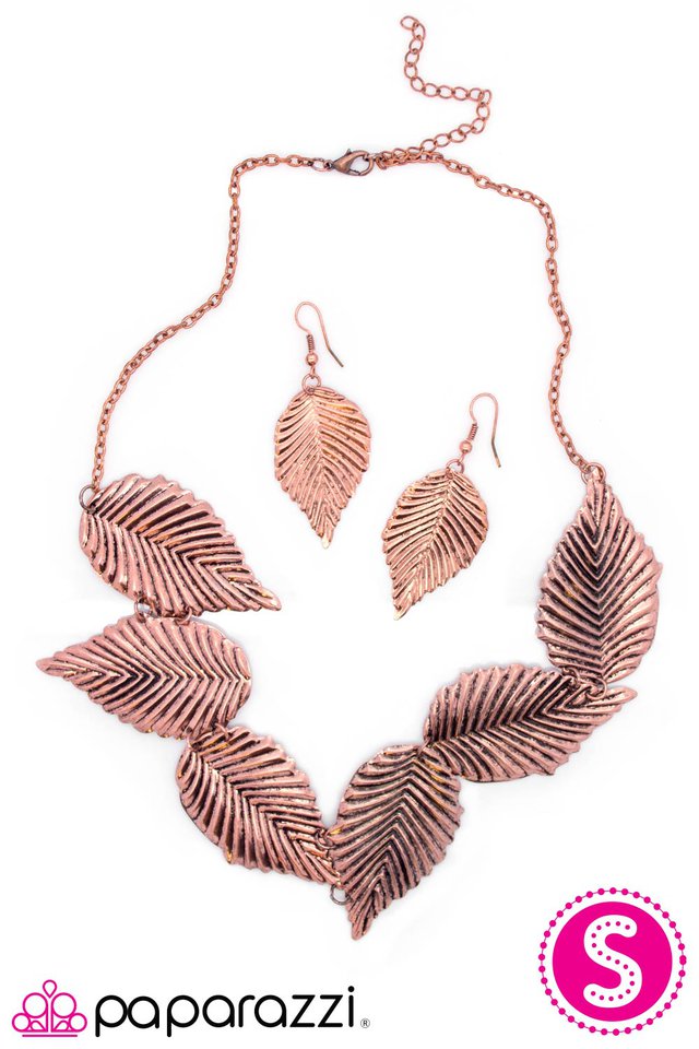 Paparazzi ♥ Do Not Leaf Me - Copper Necklace ♥ Necklace