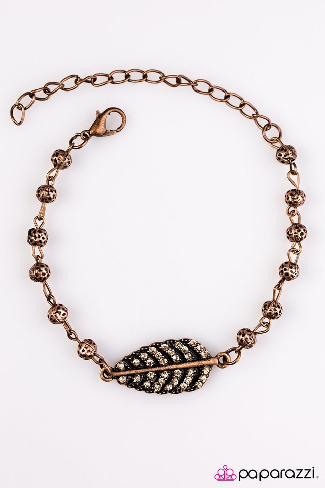 Paparazzi ♥ I Believe I Can Fly - Copper ♥ Bracelet