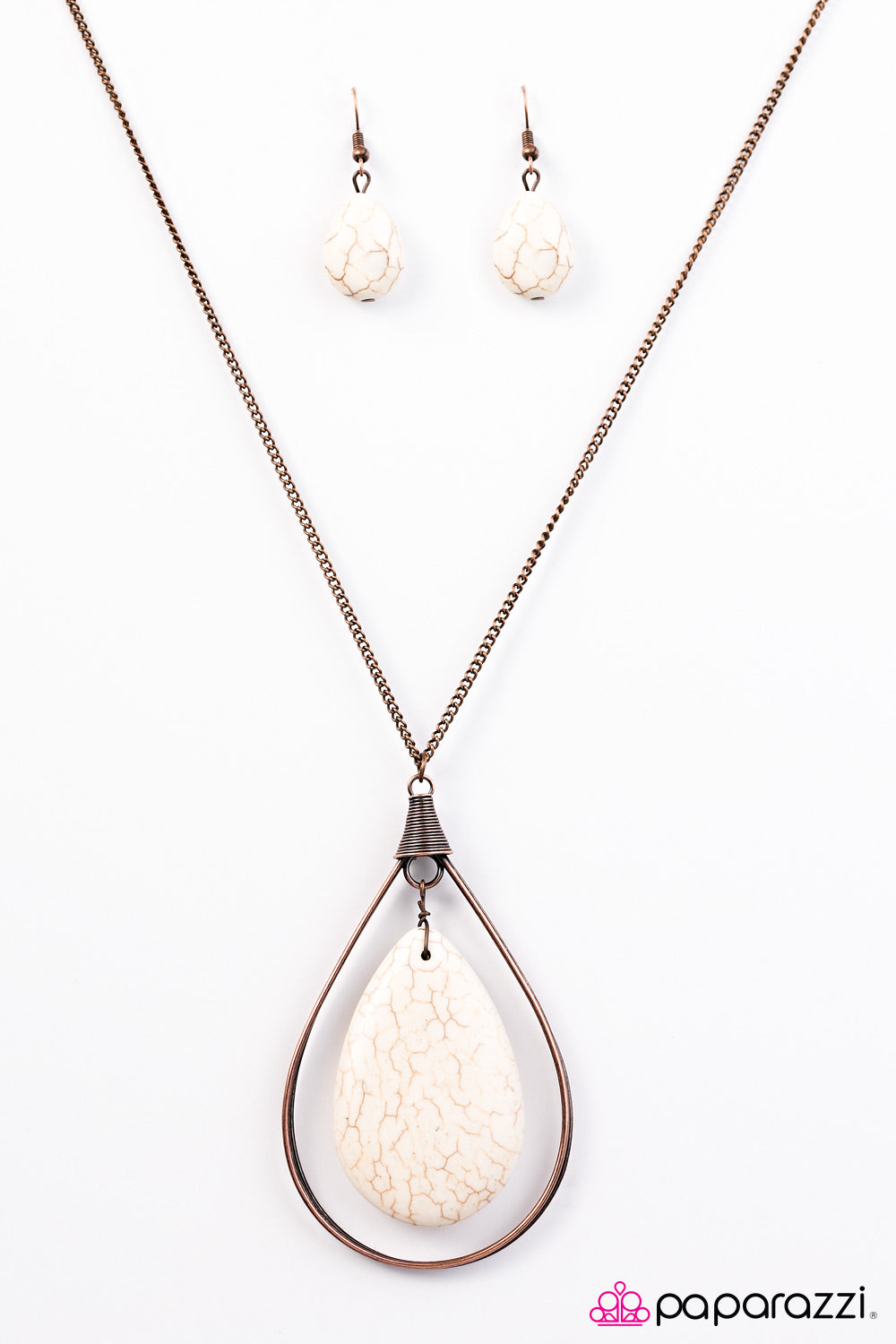 Paparazzi ♥ Desert Discovery - Copper ♥ Necklace
