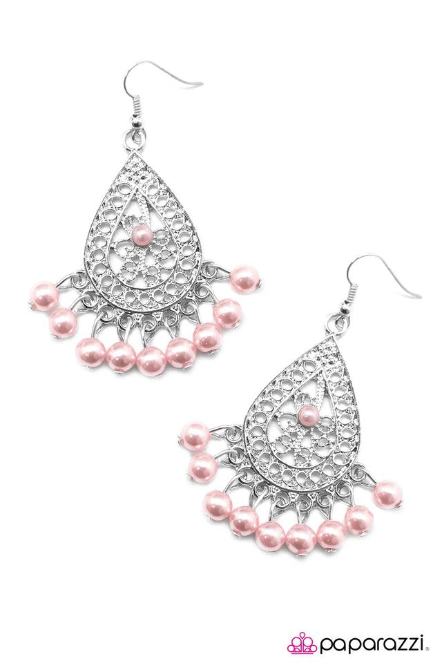 Paparazzi ♥ Drops of Inspiration - Pink ♥ Earrings