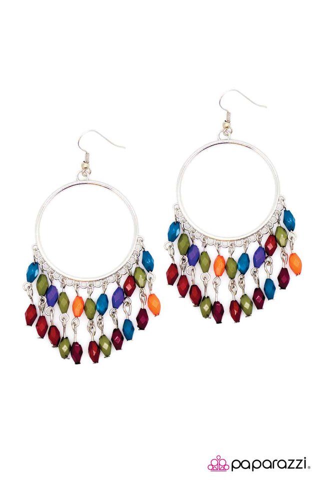 Paparazzi ♥ Sporadic Sprinkles - Multi ♥ Earrings