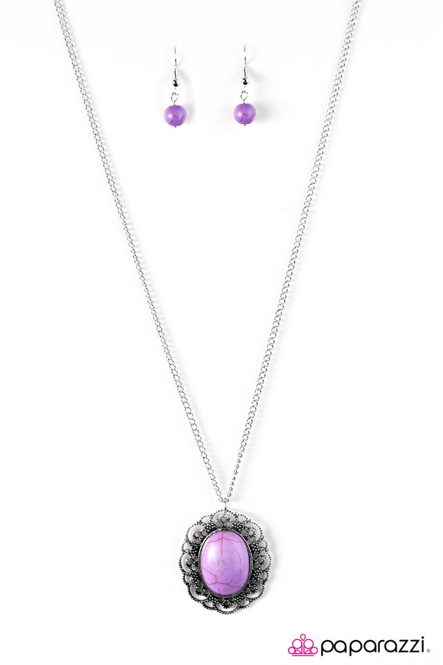 Paparazzi ♥ Summer Ranch - Purple ♥ Necklace