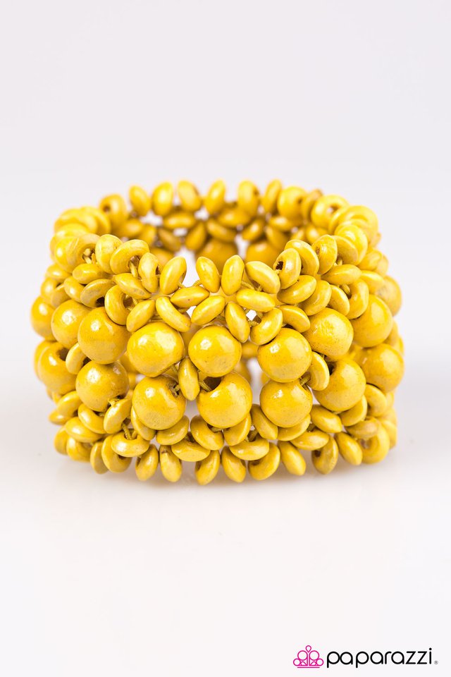 Paparazzi ♥ Tropical Bliss - Yellow ♥ Bracelet