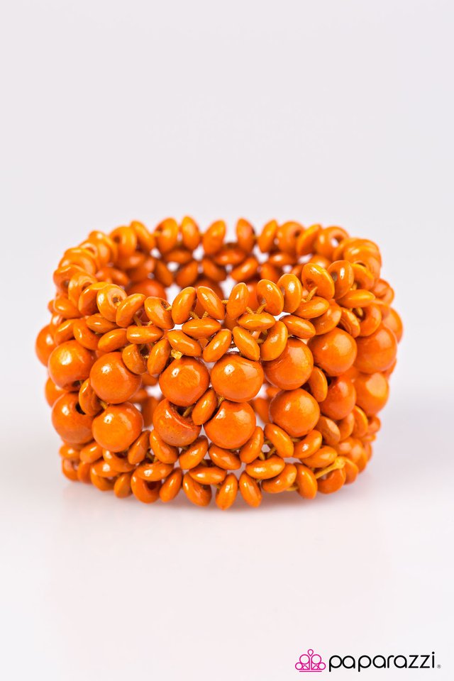 Paparazzi ♥ Tropical Bliss - Orange ♥ Bracelet