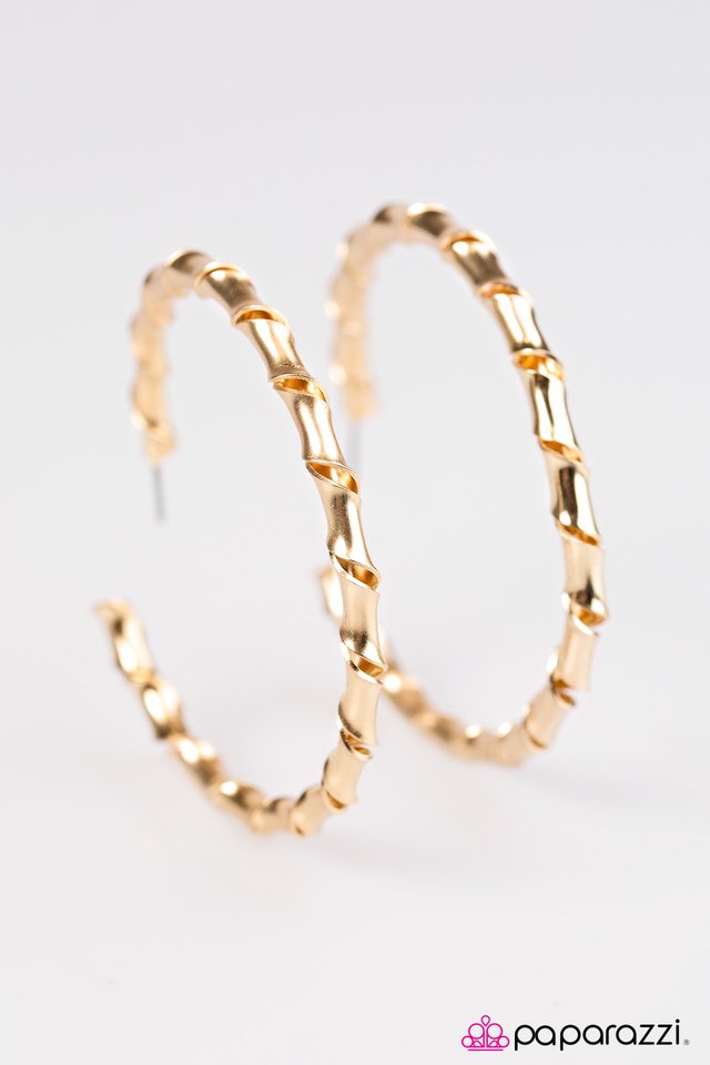 Paparazzi ♥ Jam Session - Gold ♥ Earrings