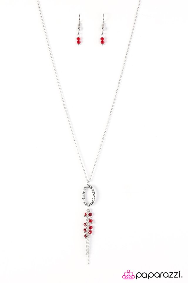 Paparazzi ♥ Summer Coast - Red ♥ Necklace