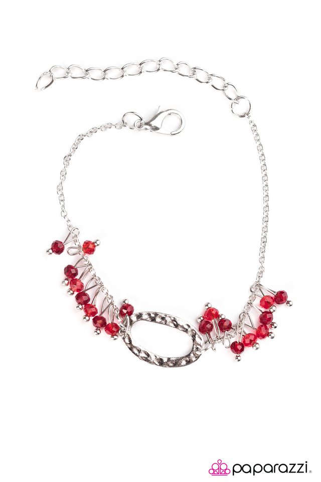 Paparazzi ♥ Beach Wedding - Red ♥ Bracelet