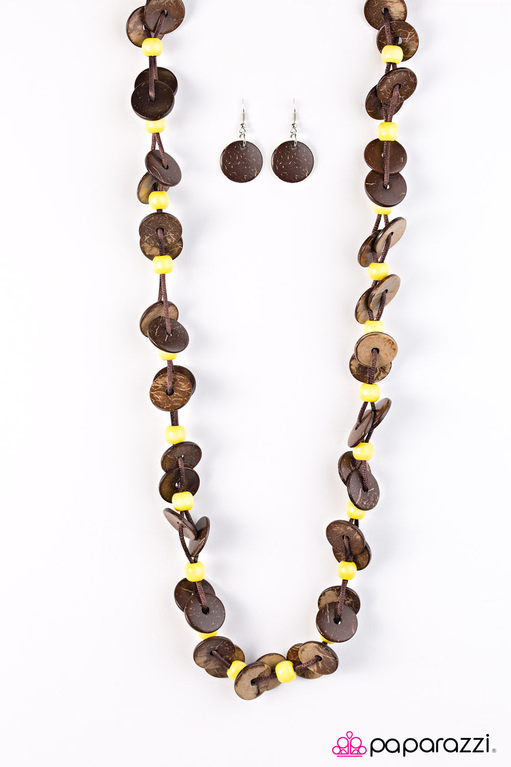 Paparazzi ♥ Carefree Caribbean - Yellow ♥ Necklace