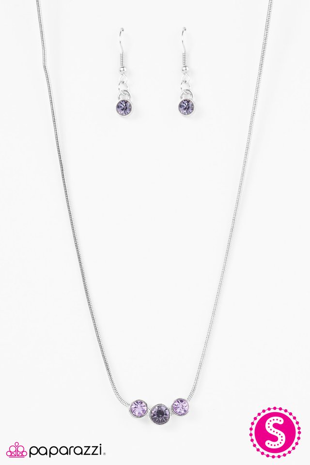Paparazzi ♥ Stellar Romance - Purple ♥ Necklace