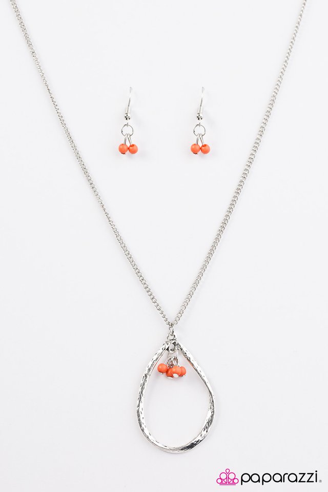Paparazzi ♥ Summer Skies - Orange ♥ Necklace