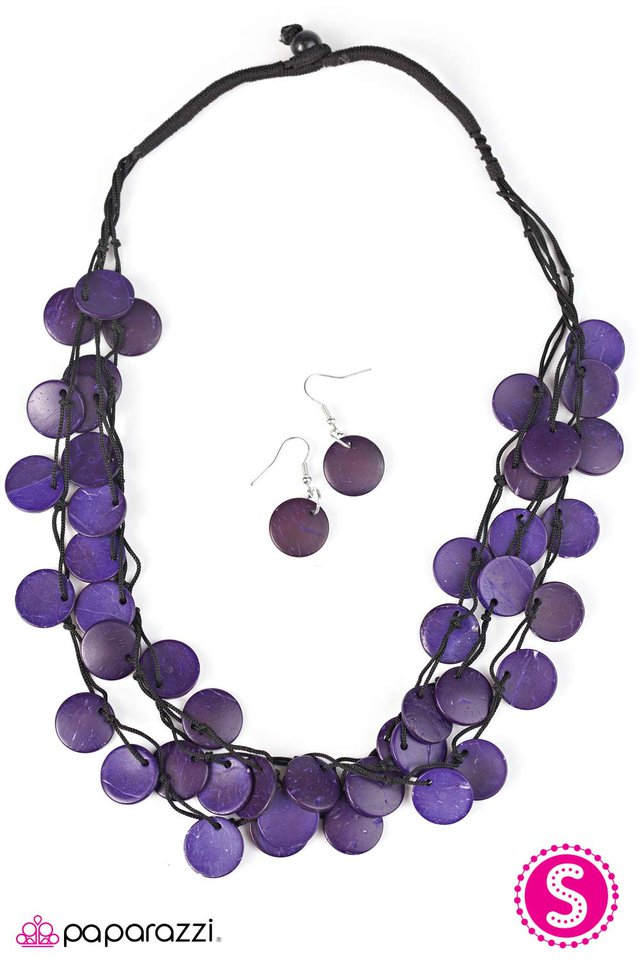 Paparazzi ♥ Caribbean Catch - Purple ♥ Necklace