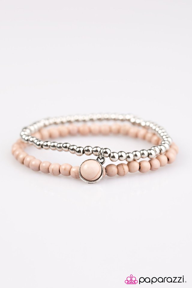 Paparazzi ♥ Desert Dunes - Brown ♥ Bracelet