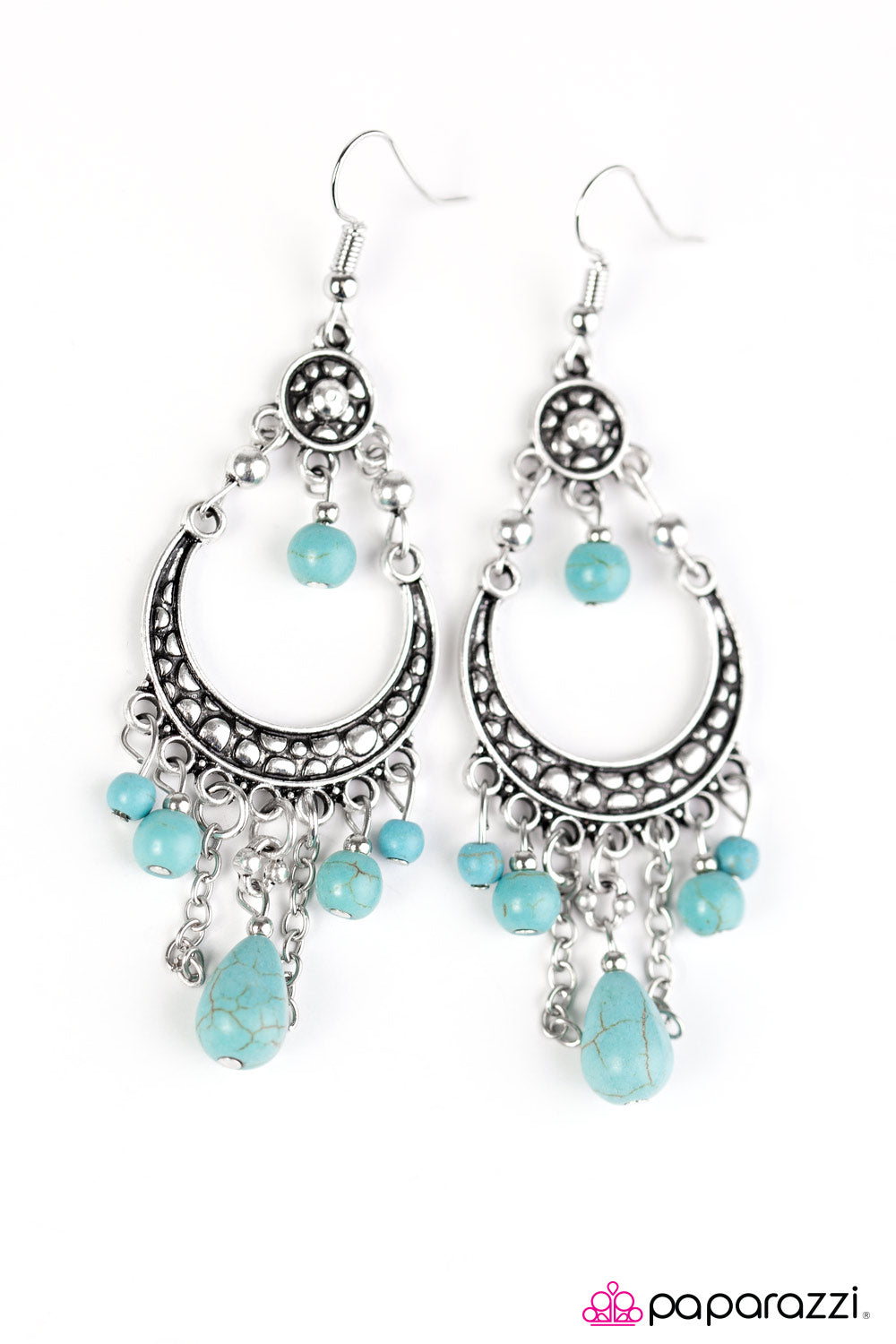 Paparazzi ♥ Mighty Mojave - Blue ♥ Earrings