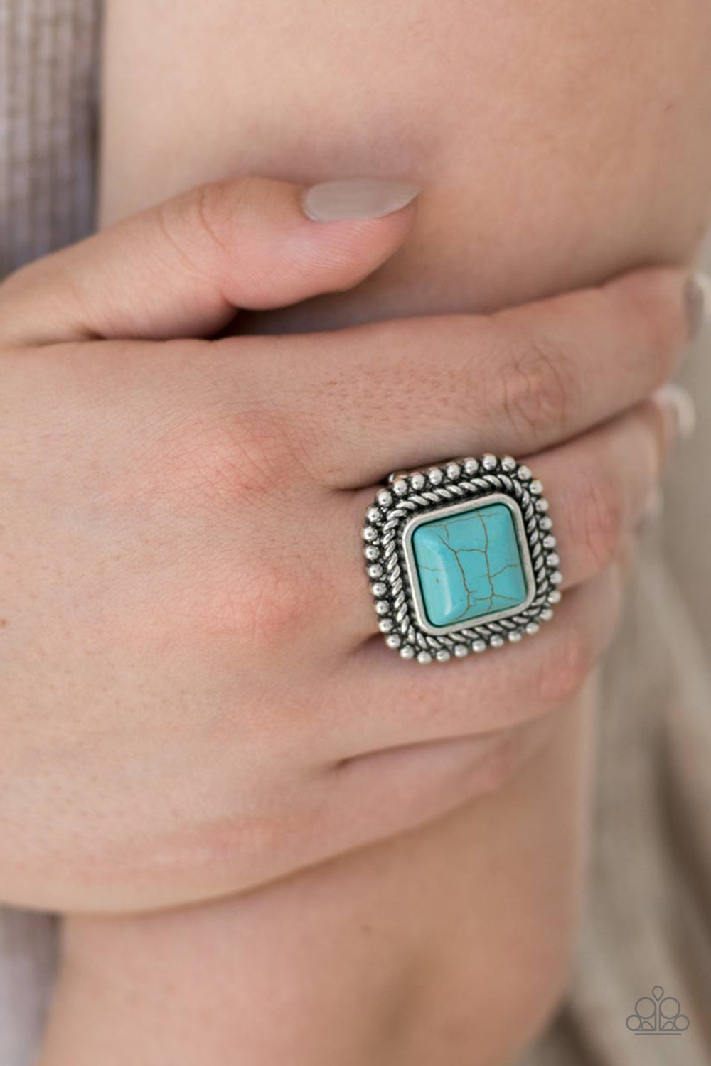 Paparazzi ♥ Common Ground - Blue ♥ Ring
