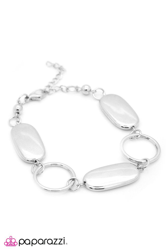 Paparazzi ♥ Playing By the Rules - Silver ♥ Bracelet