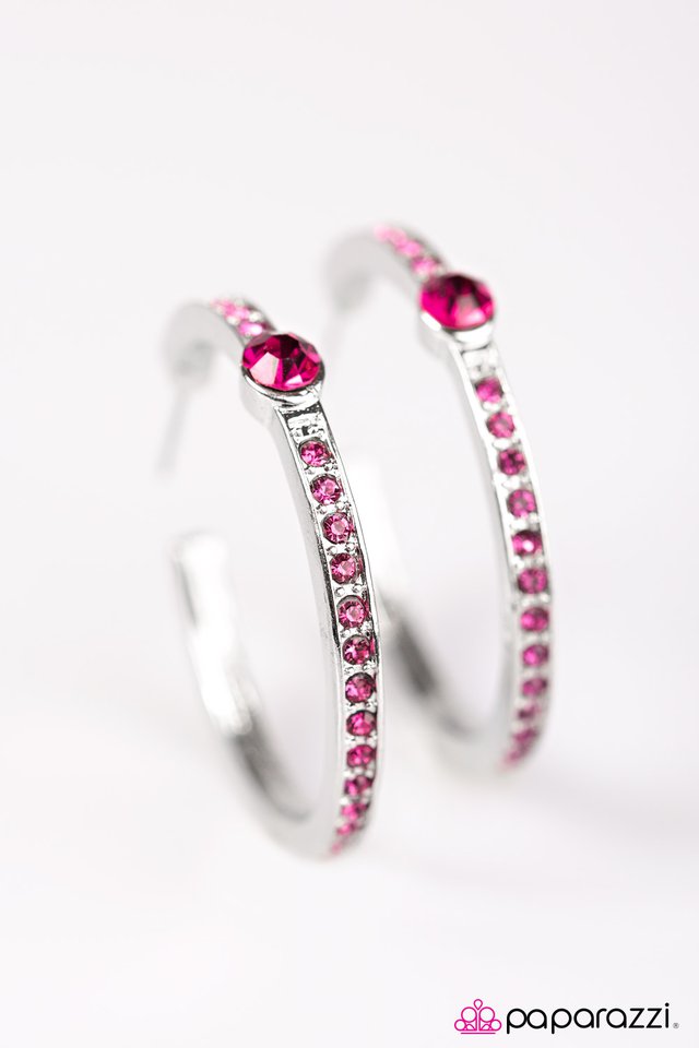 Paparazzi ♥ Whats The Occasion? - Pink ♥ Earrings