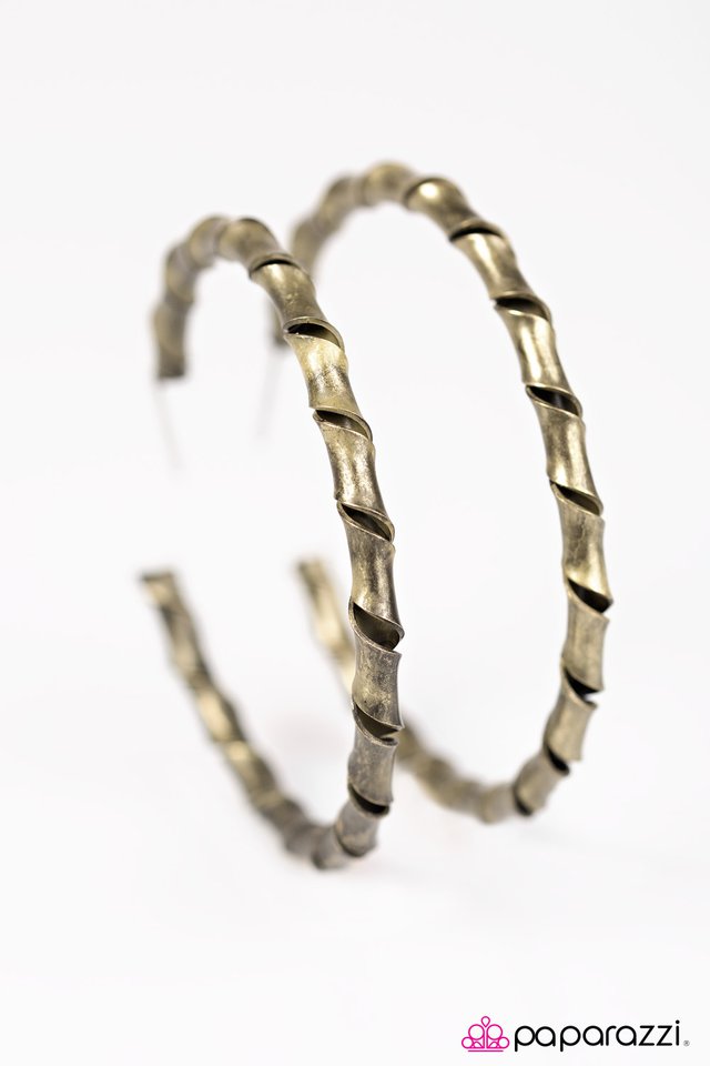 Paparazzi ♥ Jam Session - Brass ♥ Earrings
