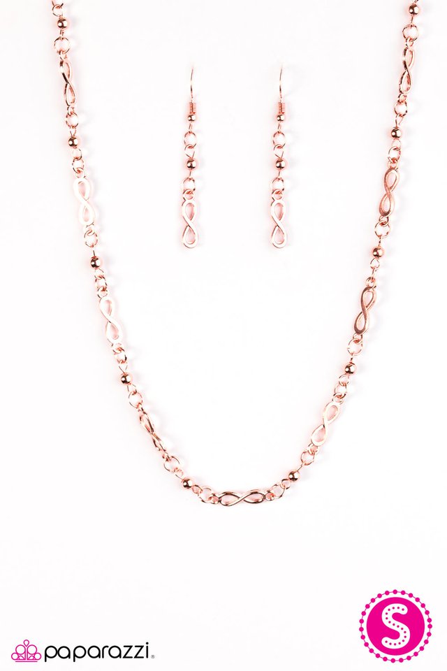 Paparazzi ♥ Infinite Beauty - Copper ♥ Necklace
