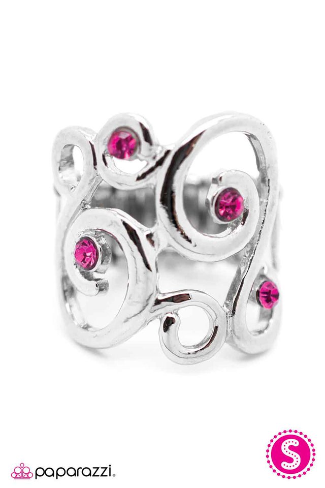 Paparazzi ♥ Hitting a High Note - Pink ♥ Ring