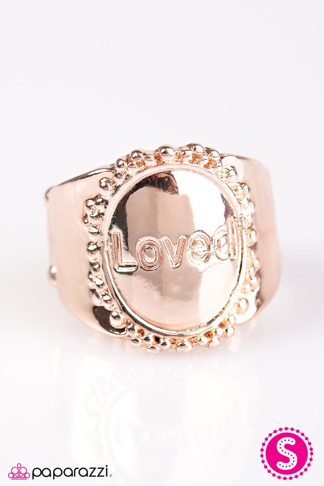 Paparazzi ♥ Feelin Loved - Rose Gold ♥ Ring