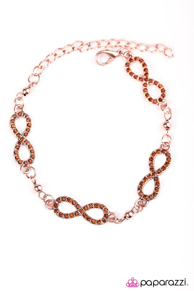 Paparazzi ♥ Time and Time Again - Copper ♥ Bracelet