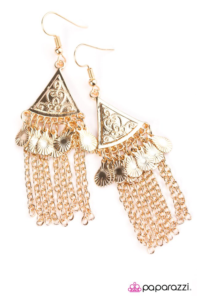 Paparazzi ♥ Hindu Hypnosis - Gold ♥ Earrings