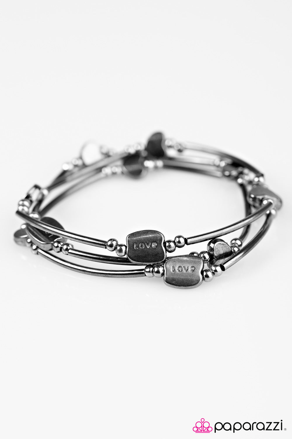 Paparazzi ♥ Labor Of Love - Black ♥ Bracelet