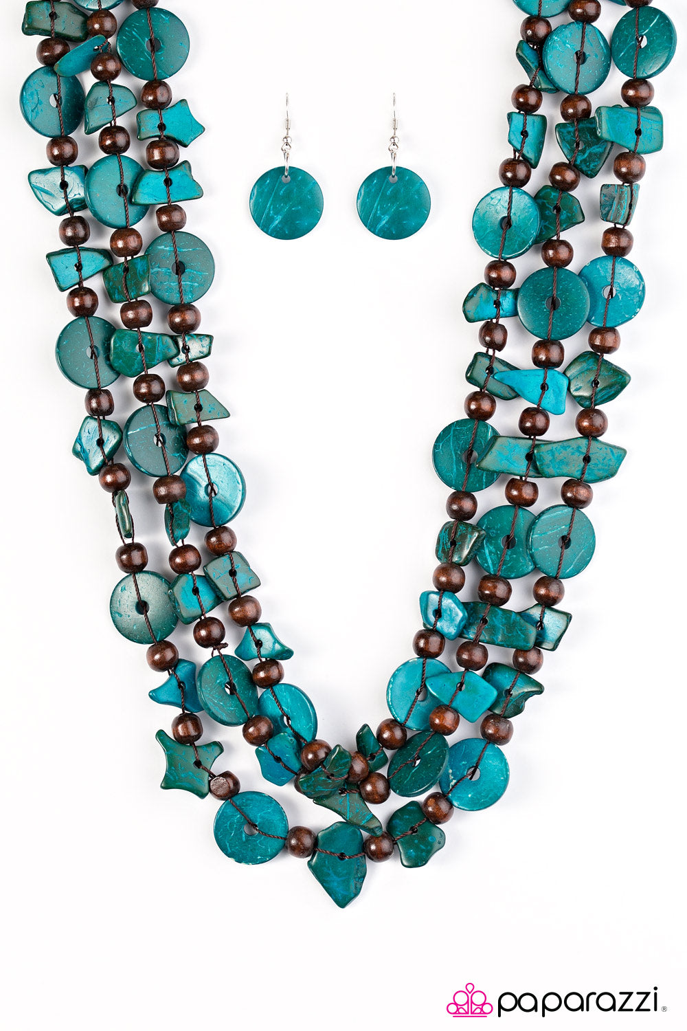 Paparazzi ♥ Living The Tropical Life - Blue ♥ Necklace