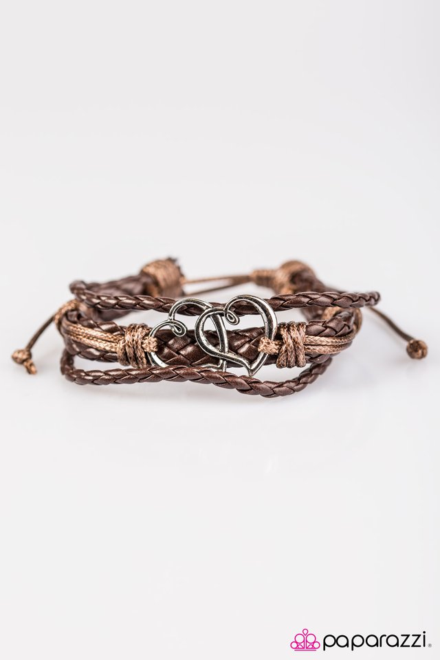 Paparazzi ♥ Your Heart Knows The Way - Brown ♥ Bracelet