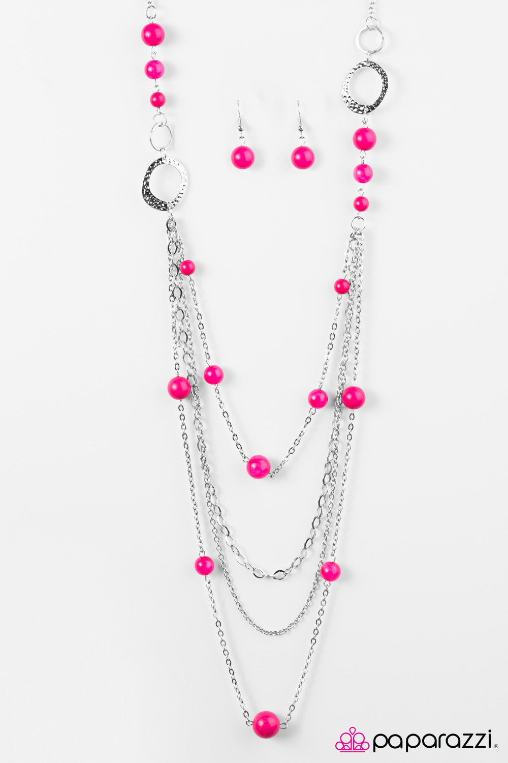 Paparazzi ♥ Rainbow Radiance - Pink ♥ Necklace