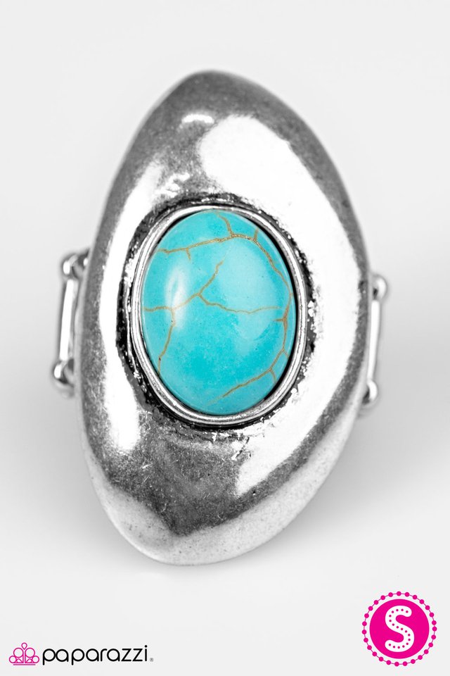 Paparazzi ♥ River Treasure - Blue ♥ Ring