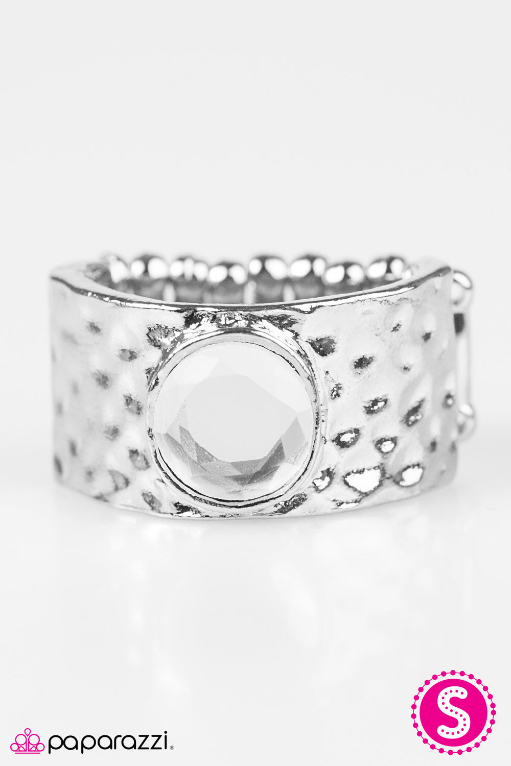 Paparazzi ♥ Its Not Easy Being A Princess - White ♥ Ring