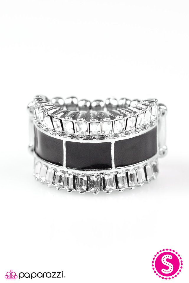 Paparazzi ♥ Cash Only - Black ♥ Ring