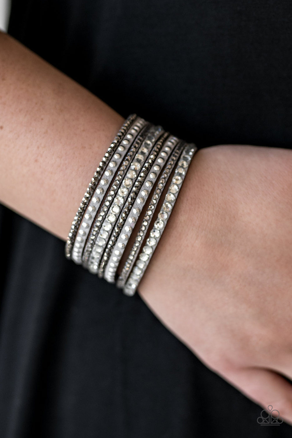 Paparazzi ♥ Guitars and Glitter - Silver ♥ Bracelet