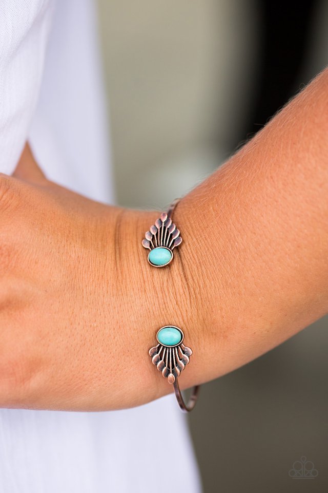 Paparazzi ♥ Distant Deserts - Copper ♥ Bracelet