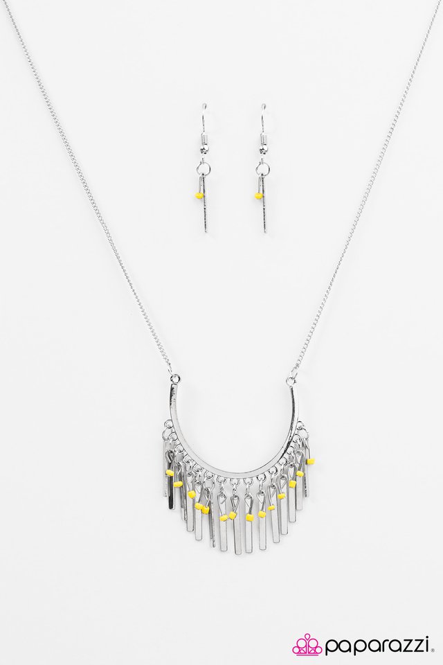 Paparazzi ♥ Sonoran Sunset - Yellow ♥ Necklace