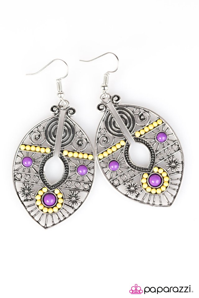 Paparazzi ♥ Away We CONGO! - Multi ♥ Earrings