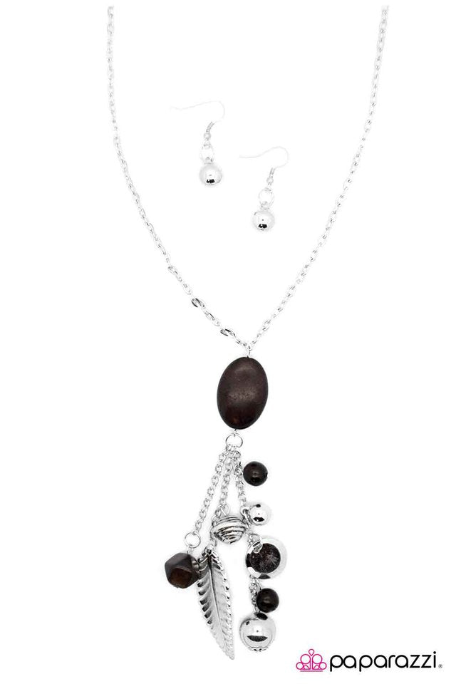 Paparazzi ♥ Rock of Ages - Brown ♥ Necklace