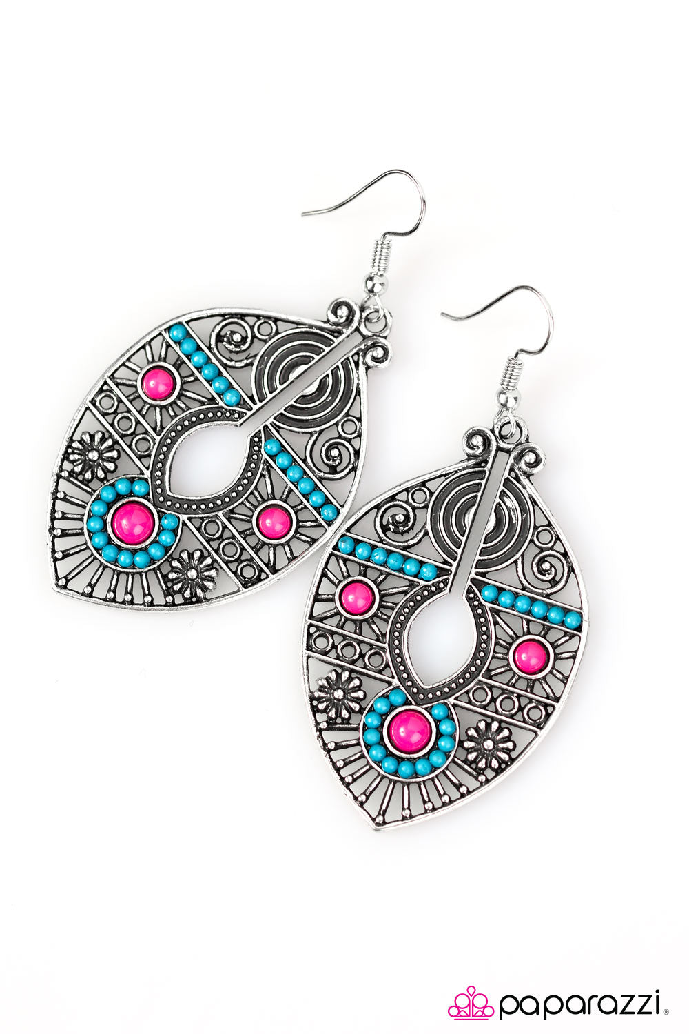 Paparazzi ♥ Away We CONGO! 3 - Multi ♥ Earrings