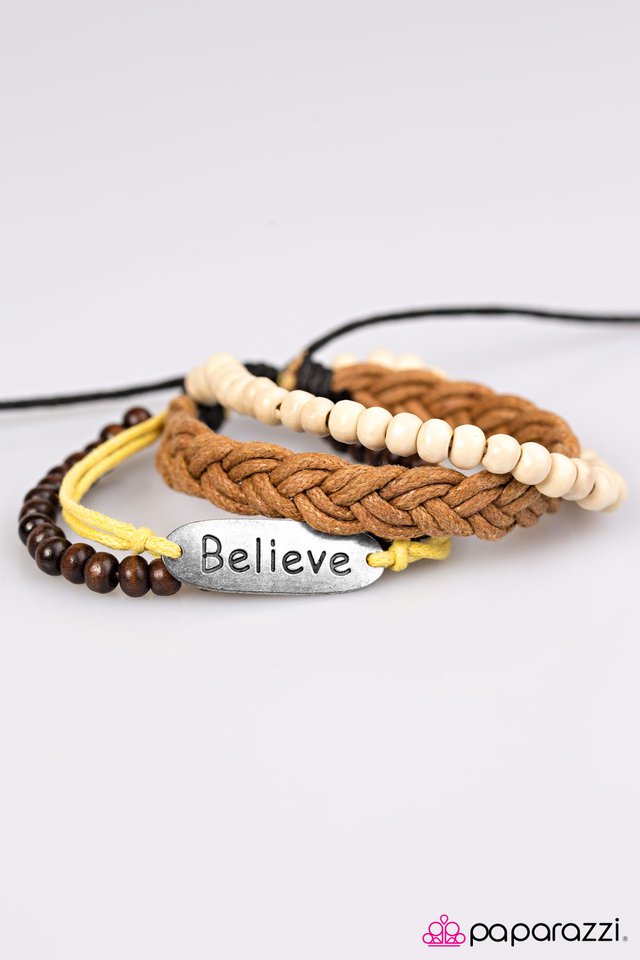 Paparazzi ♥ Believe In Yourself - Yellow ♥ Bracelet