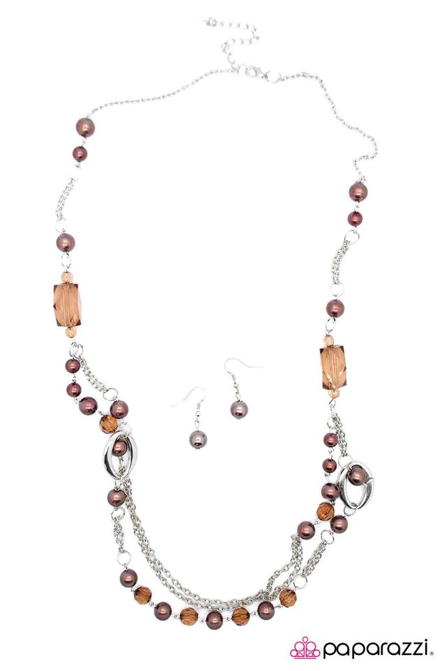 Paparazzi ♥ The Toast of the Town - Brown ♥ Necklace